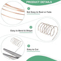 2-Rolls Jewelry Wire, 0.4mm