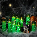 LED Candles with Timer 9 Pc Flickering Flameless Candles for Romantic