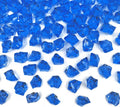 Fake Crushed Ice Cubes, Vase Fillers, 150 pcs 16 * 22mm Artificial Acrylic Crystal Rocks Diamonds for Vase Fillers,Table Scatter, Party Favor, Wedding Decoration(0.86 * 0.62inch,Darkblue)
