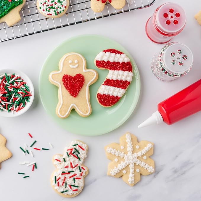 Sprinkles 6-Cell Christmas Variety Pack, 10.9 oz Resealable Organizer