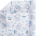 Baby Shower Wrapping Paper Roll – Blue, Cute, 17 Inch X 16.4 Feet