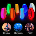 LED Light Up Bracelets Glow Flashing Wristbands Glow in the Dark, 8pcs