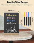 Small Chalkboard Sign with Stand & Chalk Markers