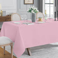 Tablecloth 90 * 156inch Rectangle Table Cloth Polyester, 2 Pack