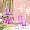 Glass Bud Vases in Bulk Set, 30 Pcs, Small Glass Vases for Flowers as
