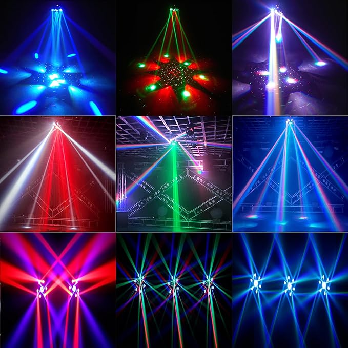 Stage Light, 150W RGBW LED Moving Head, Sound Activated