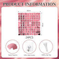 Shimmer Wall Backdrop, 24PCS – Rose Gold