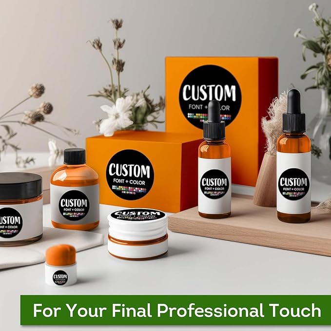 Custom Stickers for Weddings, Birthdays & Businesses - Personalized Labels with Your Logo - Waterproof, Fade and Heat Resistant - Pack of 100-1000 (Custom Image, 3.5 Inch)