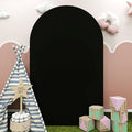 Arch Cover Arch-Backdrop-Cover Spandex Arched Covers, 4x7.2ft – Black