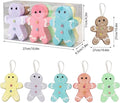 Gingerbread Man Candy Land 2025 Xmas Party Suppiles Decoration, 6pcs