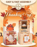 Cupcake Carriers with Inserts, Thanksgiving Design, 60 Pack