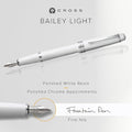Bailey Light Refillable Fountain Presented in a Everyday Gift Box