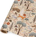 Ribbli Christmas Wrapping Paper Rolls,Mini Roll-17 Inch x 33 Feet-Christmas Woods