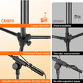 Mic Stand Tripod Boom Arm Floor Microphone Stand Height Adjustable