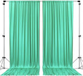 AK TRADING CO. 10 feet x 8 feet IFR Polyester Backdrop Drapes Curtains Panels with Rod Pockets - Wedding Ceremony Party Home Window Decorations - Tiffany