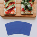 Medium Lunch Napkins, Blue, 50/Pack, 6 1/2 X 6 1/2