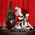 Sequin Photography Backdrop Curtain for Party Decoration, 8FT X 8FT
