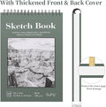 9x12 Sketch Book, Drawing Paper Pad-68lb/100gsm