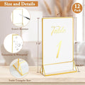 4x6 Inch Acrylic Sign Holders, 12 Pack – Clear