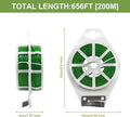 Plant Ties, 656FT/200m Green Garden Twist Ties with Cutter