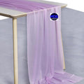 10ft Chiffon Table Runner 29 X 120 Inches Sheer Wedding Runner, 20 Pack