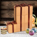 Gift Boxes with Lids, Brown Kraft Paper, 3 x 3 x 3 Inch, 50 Pack