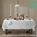 Tablecloth 100% Pure Linen Table Cloth Rectangle, 60x144 Inches – Linen