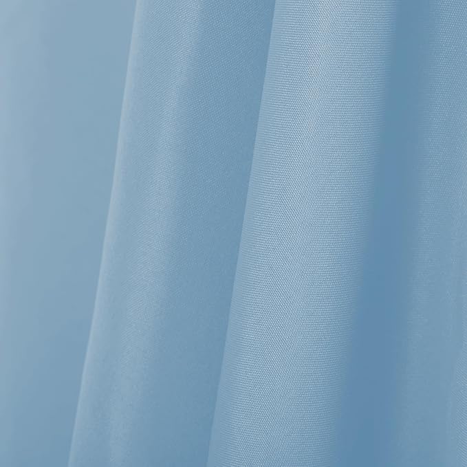 Ascoza 2pack 60x120 Inch Blue Mist Rectangular Tablecloth 6 Feet Table Cloth in Polyester Fabric for Wedding/Banquet/Restaurant/Parties
