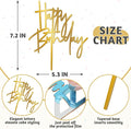 Birthday Cake Topper, 1PCS – Gold