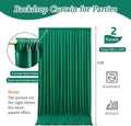 Backdrop Curtain for Partie, 10 X 10 Feet – Green
