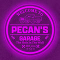 Custom Pickup Truck LED Sign – Personalized Color Changing Acrylic Wall Decor for Garage, Shop, or Man Cave (Garage 2, 20 INCHES)