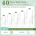 Glass Vase for Centerpieces, 40pcs