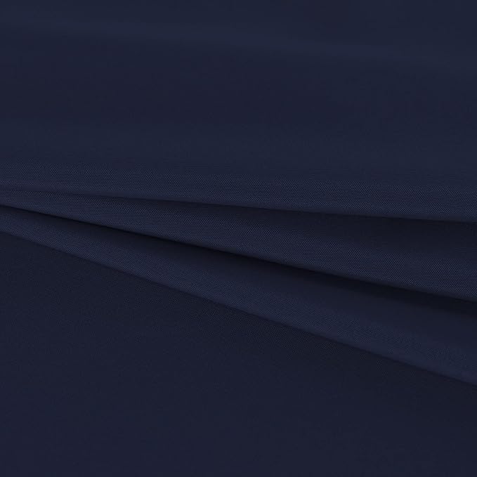 Fitable Rectangle Tablecloth Stain and Wrinkle Resistant Washable Polyester Table Cloth for Buffet Parties and Camping (60x84 inch, Navy Blue)
