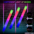 Glow Sticks Bulk- LED Foam Sticks in the Dark with 3 Modes, 45 Pcs