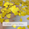 Heart Confetti Valentine's Day Table Confetti Metallic Foil for Party
