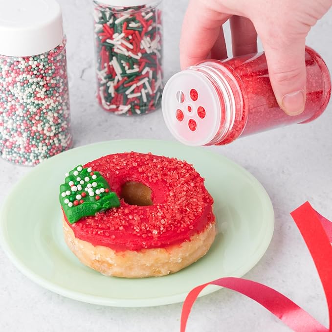 Sprinkles 6-Cell Christmas Variety Pack, 10.9 oz Resealable Organizer