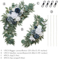 Flower for Wedding Welcome Signs Decorations – Dusty Blue