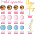 Ball Cake Toppers Boho Grass Cake Topper Ball Cake Insert Decoration