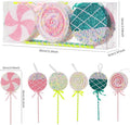 Lollipop Candy Land 2025 Xmas Birthday Party Wedding Suppiles, 6pcs