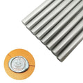 VARACL Hot Melt Glue Sealing Sticks for Letter Seal Stamp - Great for Wedding Invitations, Cards Envelopes, Snail Mails, Postcards, Greeting Cards, Gift Ideas, 7 x 100 mm, 20PCS (Silver)