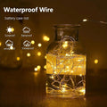 2-Pack 50 LED Fairy Lights Battery Operated with Remote Control Timer
