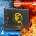 321 Pockets Fireproof Coin Collection Holder Album Book