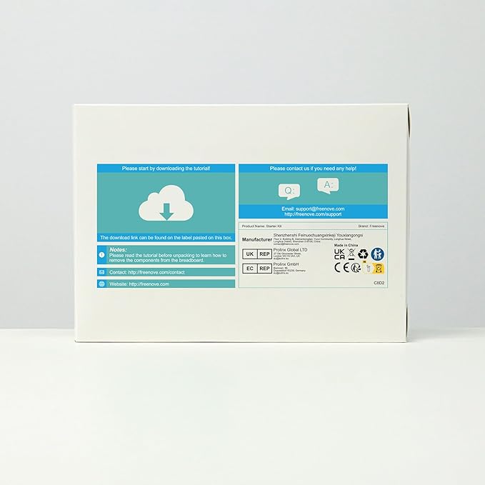 Freenove Complete Starter Kit with Board V5 Rev4 Mini (Compatible with Arduino IDE), Arm Cortex-M4 Microcontroller, 474-Page Detailed Tutorial, 343 Items, 90 Projects