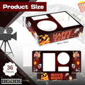 Movie Night Snack Trays Movie Theater Snack Boxes Night Supply, 36 Pcs