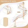 Mixed Color Ribbon Sticks with Bell, 40 Pieces