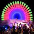 LifBetter 58Pcs Foam Glow Sticks Bulk,Led Glow Sticks with 3 Modes Colorful Flashing,Long Life Battery Glow In The Dark Party Supplies for Weddings,Parties,Festivals,Sporting Events