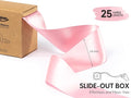 Satin Ribbon Double-Faced Valentines Ribbons for Flower, 2.5 Inch – Pink