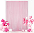 Sequin Backdrop – Pink, 6x8 Ft Glitter Background Curtains for Shimmer