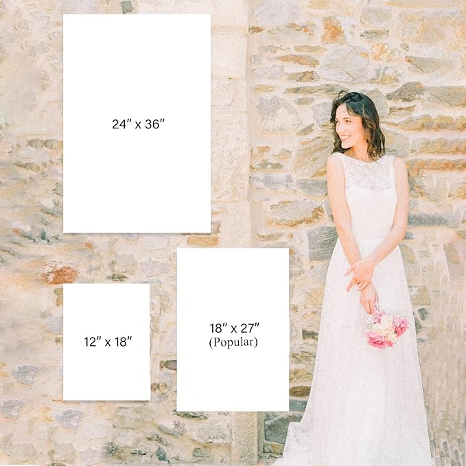 Generic Personalized Wedding Welcome Sign, 18x27 inches, Plastic, Modern Style, Wedding Event Guestbook