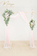 Artificial Arch Flowers Kit(Pack of 4), 2Pcs Artificial Flower Arch